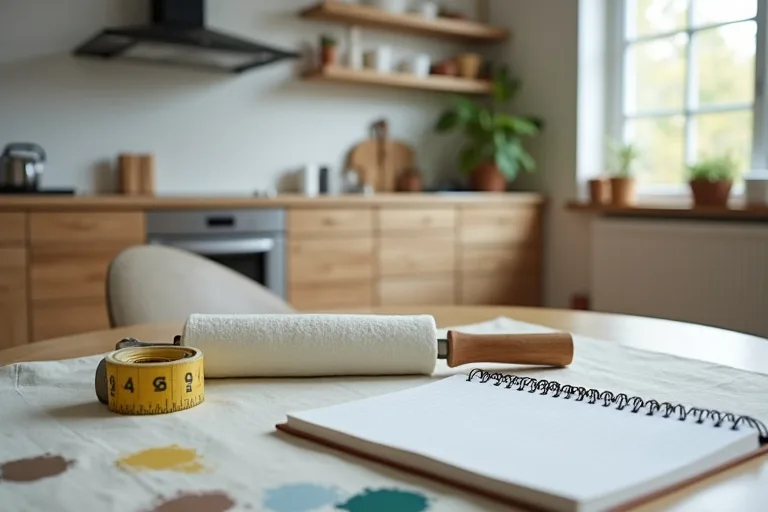 A simple living room planning scene with room measurements and a practical layout review.